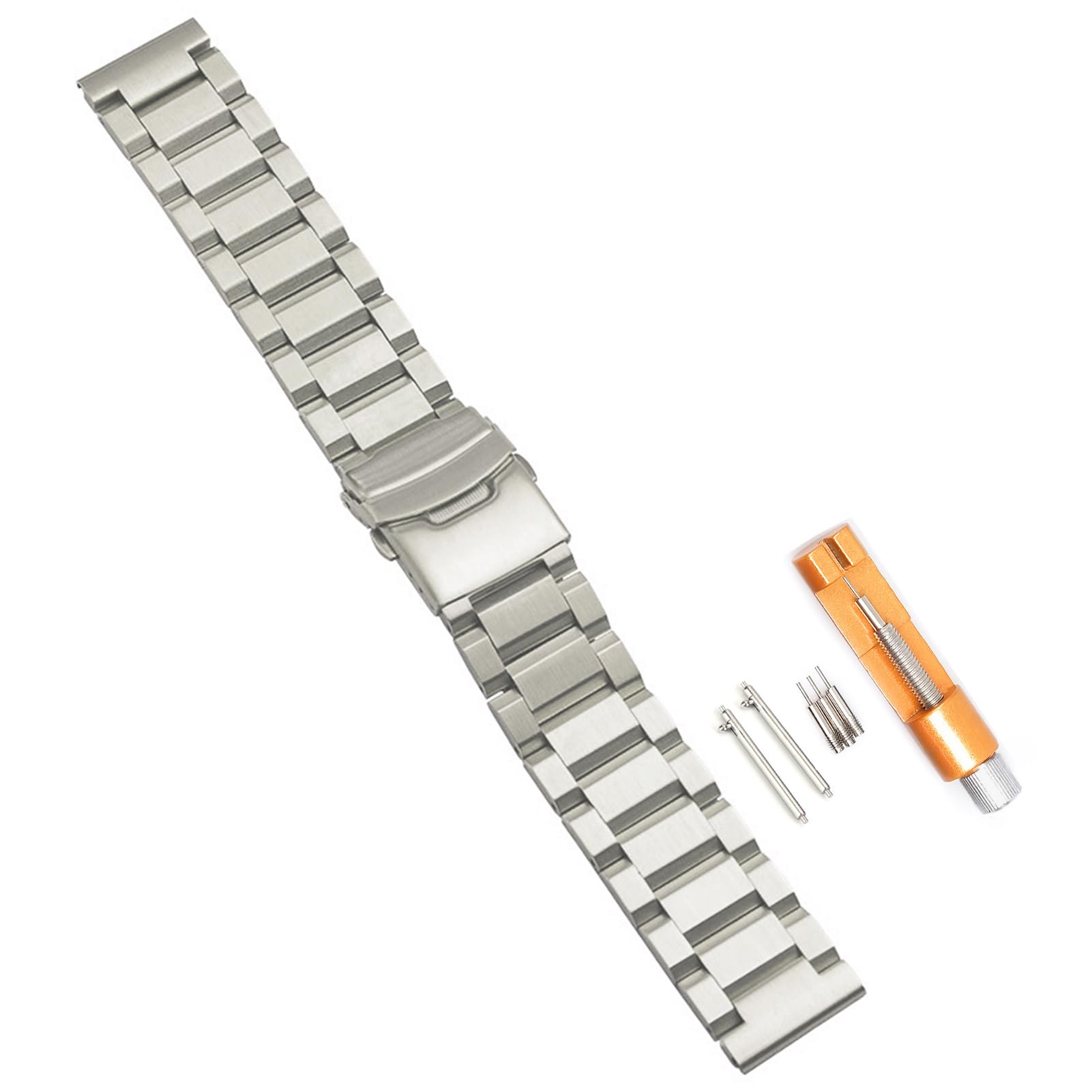 MMONY Quick Release Stainless Steel Watch Band for Men & Women - 18mm, 20mm, 22mm Metal Rep