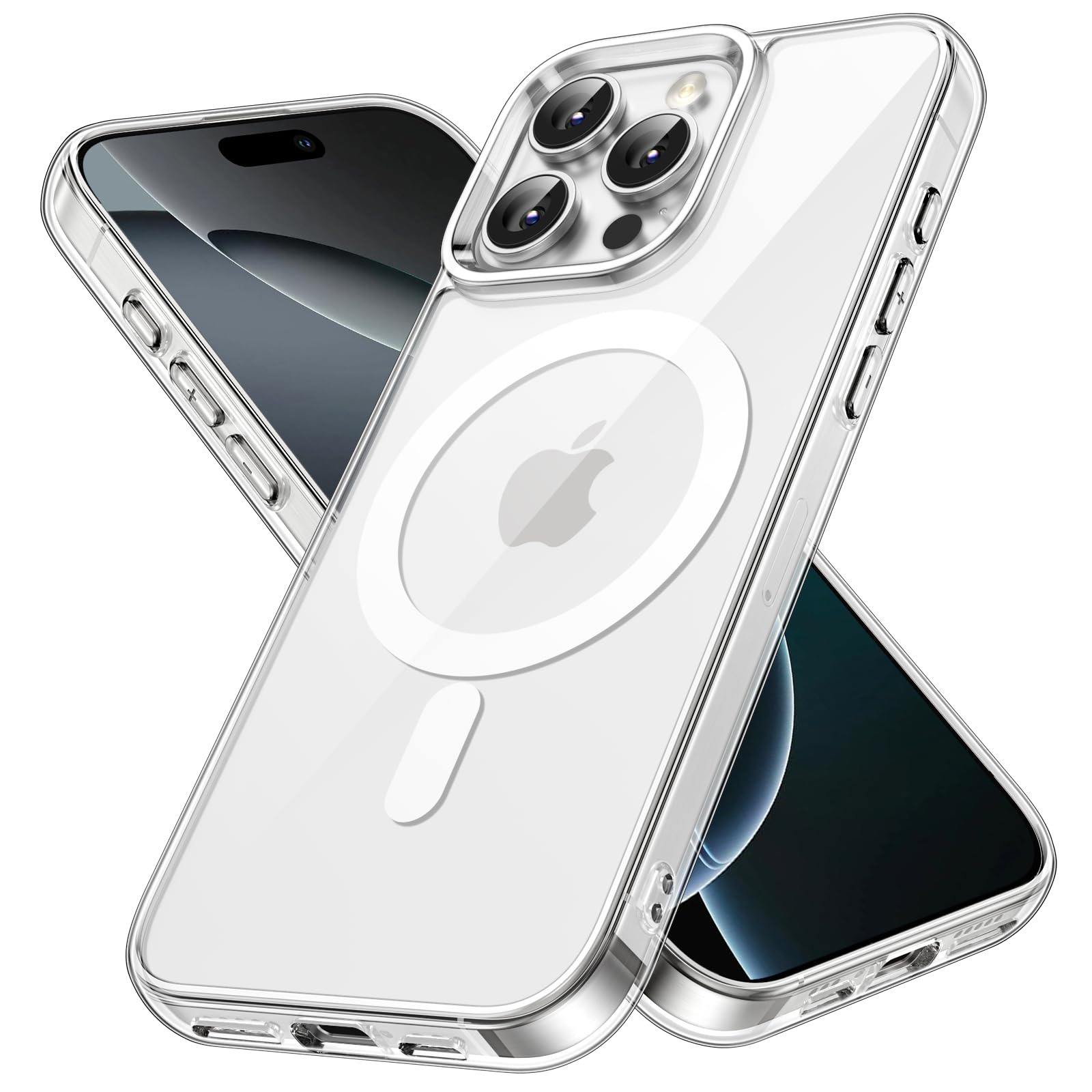 JETech Magnetic Case for iPhone 16 Pro 6.3-Inch Compatible with MagSafe, Shockproof 
