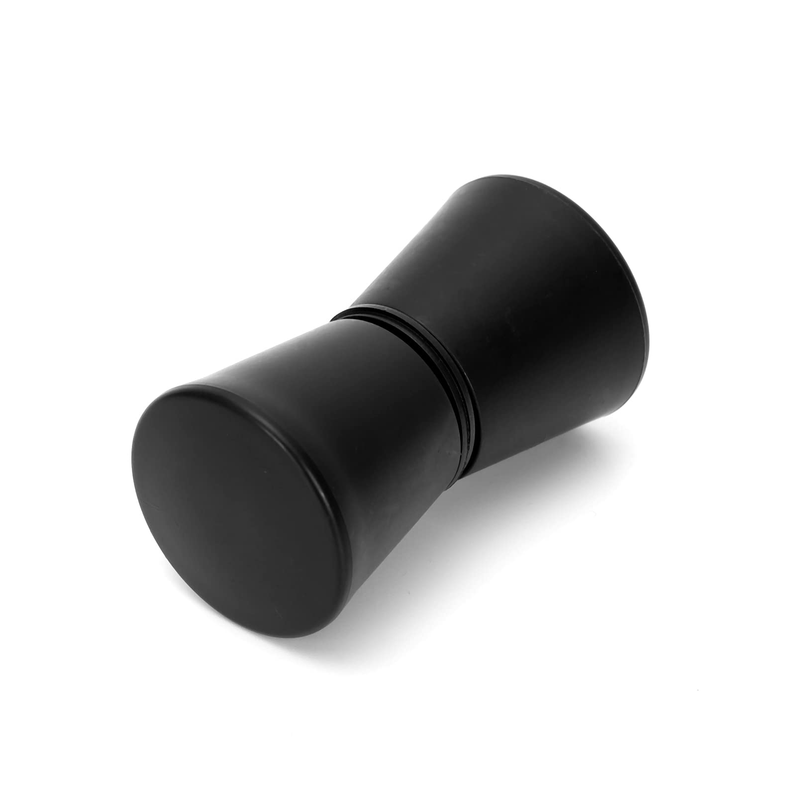 Ruimou Conical Glass Door Handle Matte Black (Plastic ABS) for Bathroom Door, Office,Plexig