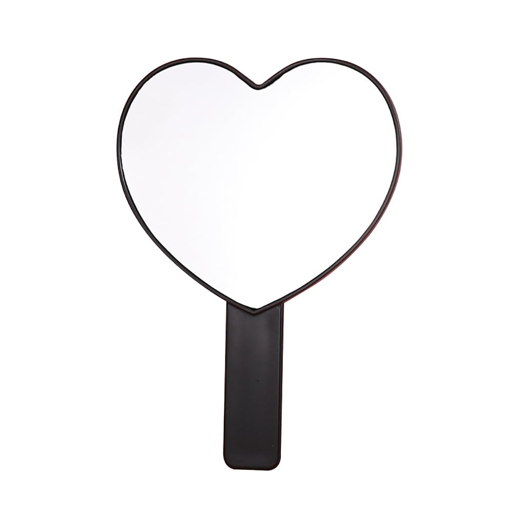 Heart Shaped Mirrors Hand Cosmetic Mirrors, Handheld Makeup Mirrors Cute Travel Mirror